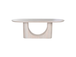 Mesa Comedor Mango Blanco 220x100x76cm