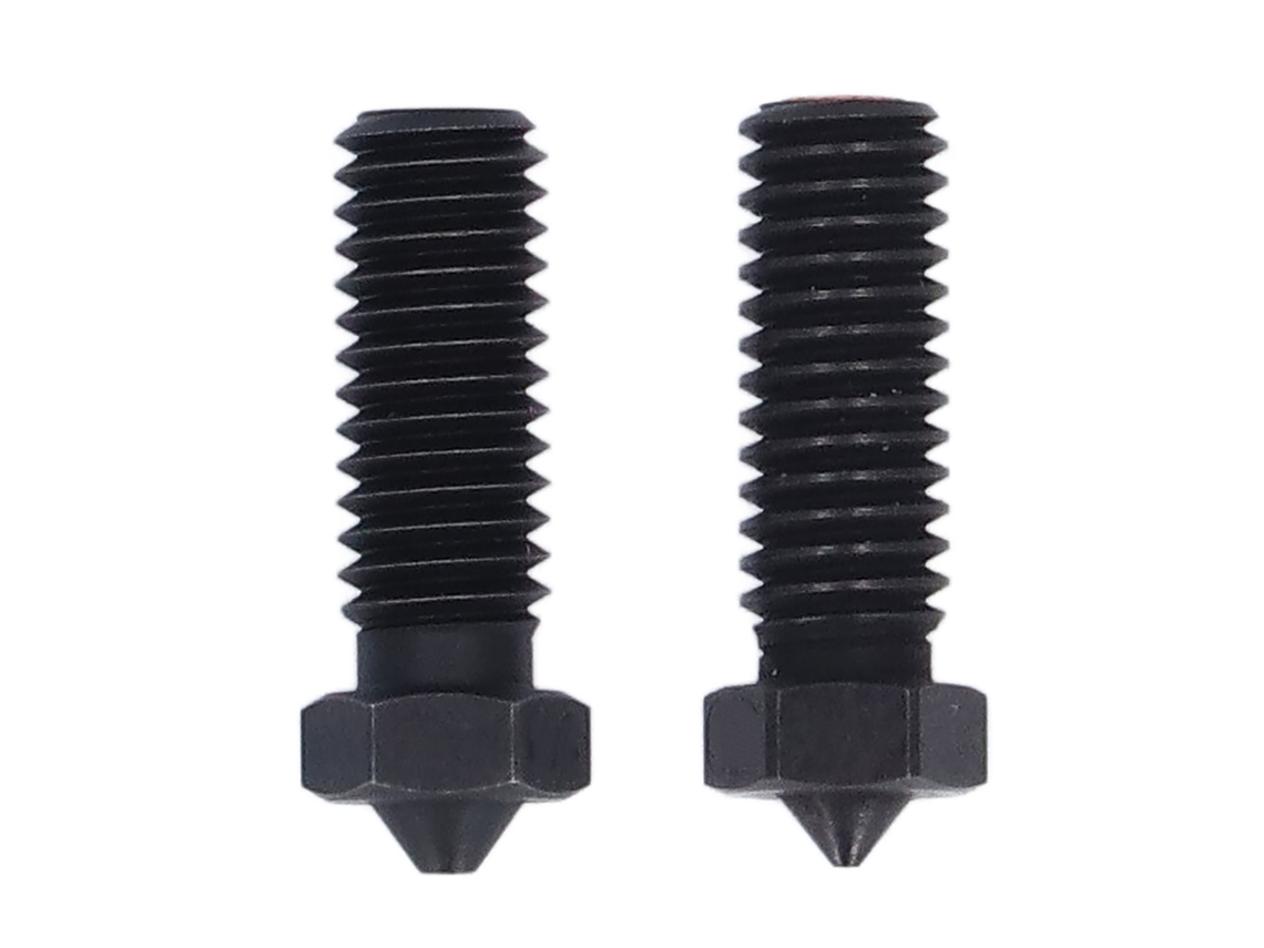 2 Puntas De Acero Endurecido De 3 Orificios Y 1,75 Mm Para Impresoras 3d Sidewinder X X2 De 0,8 Mm