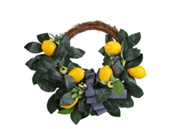 Guirnalda artificial de margaritas y limones de Baok para la decoración de puertas, fiestas y el hogar.