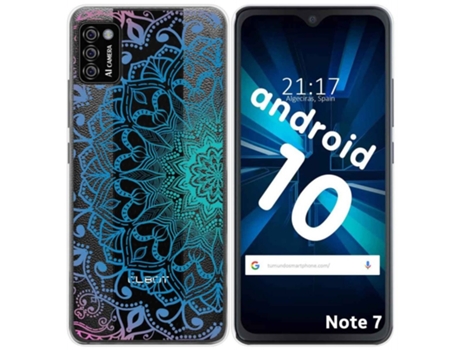Carcasa Cubot Note 7 TUMUNDOSMARTPHONE Dibujos Transparente Multicolor