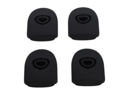 4 Tapones De Silicona Antiderrame De Repuesto Para La Tapa De La Botella Owala Freesip (color Negro).
