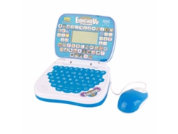 Ats-máquina De Aprendizaje Para Niños Con Funciones De Inglés, Español Y Música Portátil Interactivo Educatsivo Azul