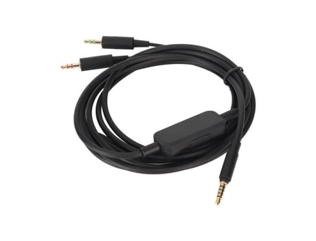 HURRISE Cable de repuesto para auriculares Cable de extensión para 3 5 Jack Cable de extensión de auriculares para sonido de proyector