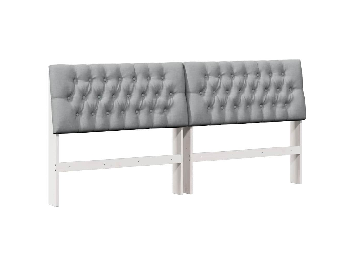 Cabecero tapizado gris claro 200 cm MAISON EXCLUSIVE