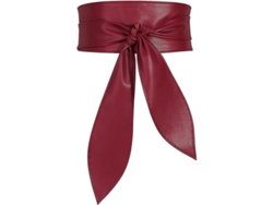 2026-cinturón Ancho De Piel Suave Para Mujer Con Nudo Bow Tie Ajustable Para Vestidos Estilo Elegante