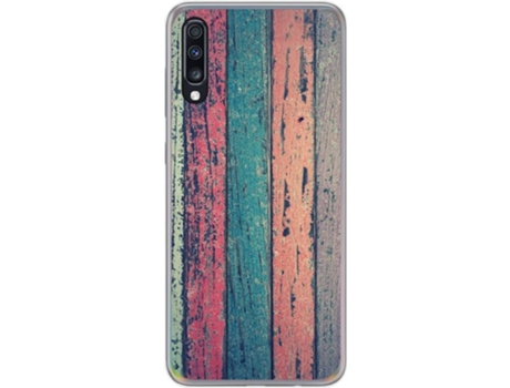 Carcasa Samsung Galaxy A70 TUMUNDOSMARTPHONE Madera 10 Multicolor