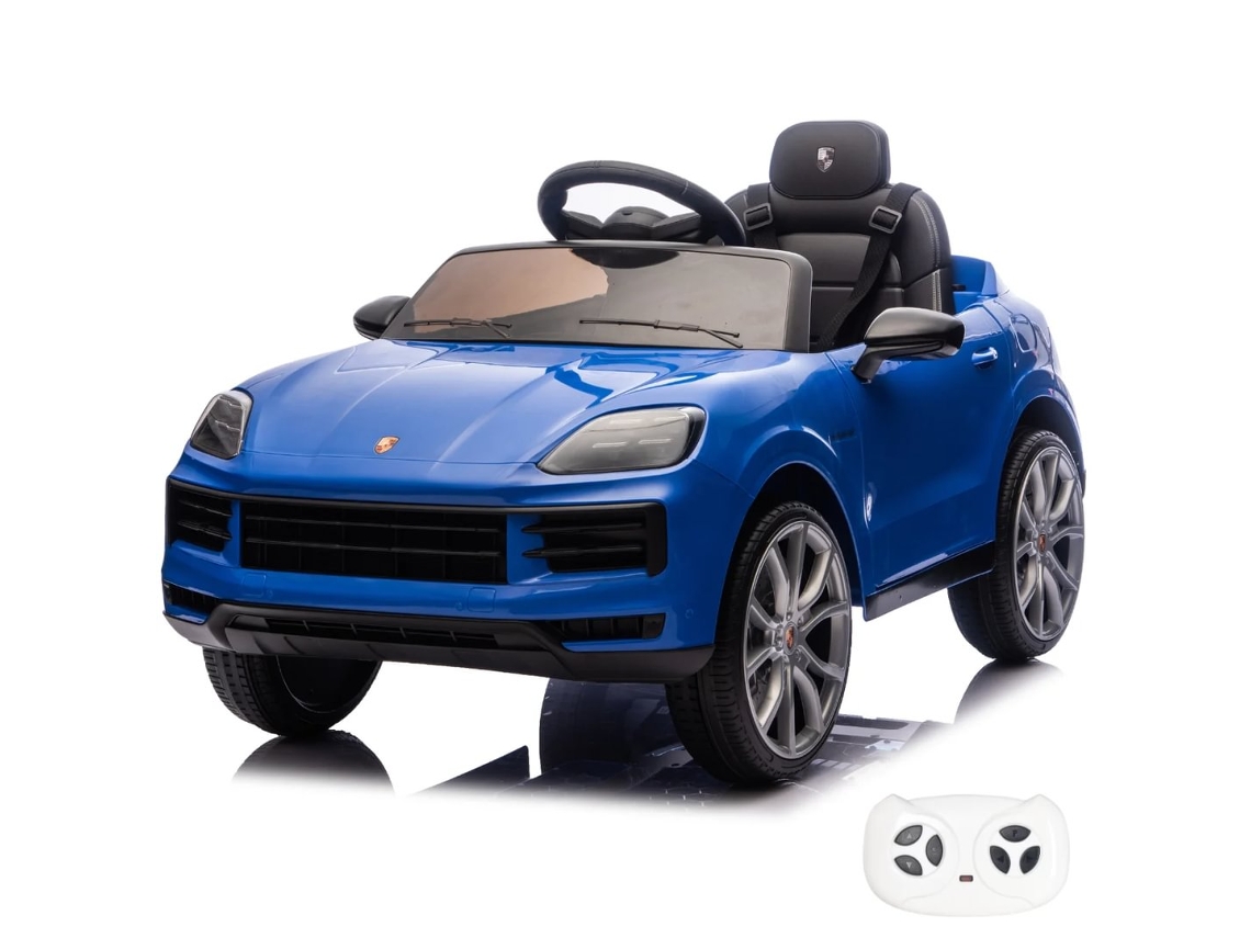 Vehículo Eléctrico Para Niños 12v - Porsche Cayenne - 1 A 5 Años - Azul