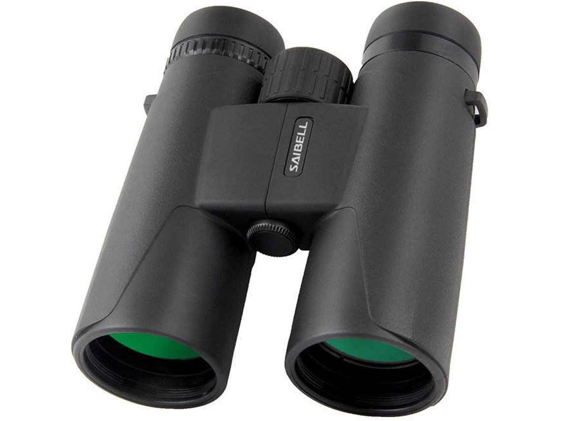 Prismáticos ENKERS 10X42 Largo Alcance y Potentes Profesionales. Ideal para Adultos para la Caza Astronomía Observación de Aves C-Black