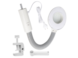 Lámpara LED USB portátil para tatuajes y uñas con lupa ajustable, luz blanca fría de 5 aumentos.