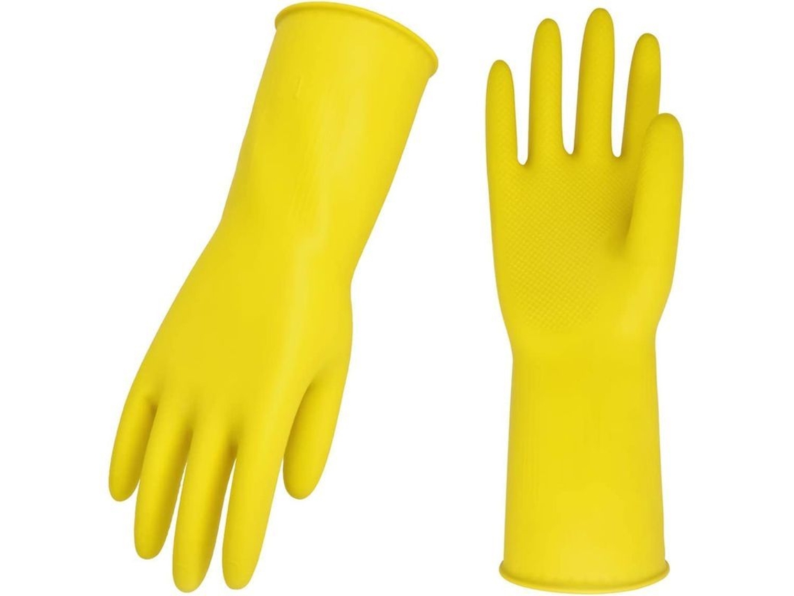 Guantes De Goma Gruesos De Manga Larga Para Lavar Platos, Ideales Para La Limpieza De La Cocina, El Trabajo, La Pintura, La Jardinería Y El Cuidado De Mascotas.
