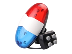 Timbre Con 6 Led Y 4 Tonos Para Bicicletas, Luz De Advertencia Electrónica, Accesorio Para Bicicletas, Patinetes Y Bicicletas De Montaña.