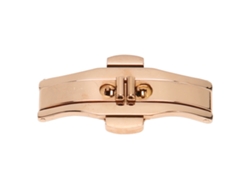 Cierre De Reloj Plegable De 6 Mm Y 21 Mm, De Acero De Tungsteno, Cerámica Y Oro Rosa, Para Hombre Y Mujer.