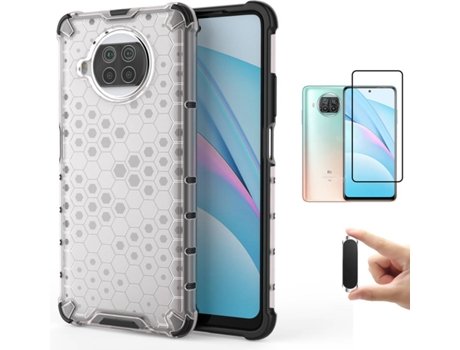 Kit Carcasa, Protector y Soporte Xiaomi Mi 10T Lite Full Cover Rumble