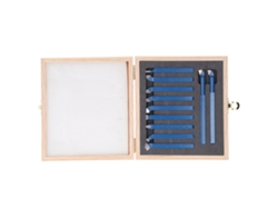 2026velora-set De Herramientas De Torneado Carburo 11 Piezas Din 8x8mm Con Caja Herramientas De Tornería