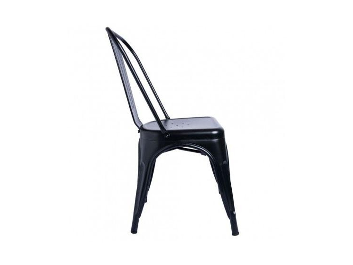 Silla DUDECO Leeds (Negro - 86 x 36 x 36 cm - Acero Reforzado)