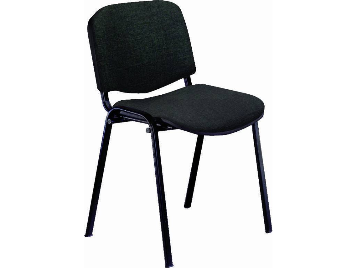 Silla de Confidente UNIST Dado (Negro - Tapizada)