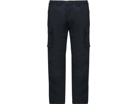 Pantalones para Hombre KARIBAN (52 - Algodón - Azul)