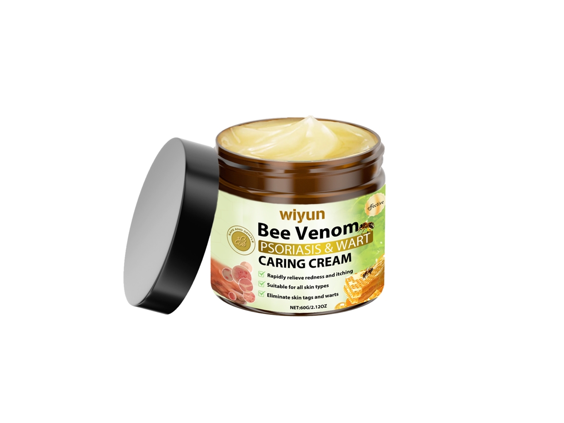Crema para el cuidado de la piel con veneno de abeja