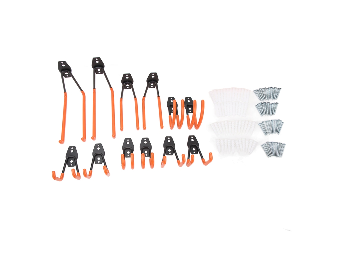 Ganchos De Almacenaje Para Garaje De Metal Resistente 12 Pcs
