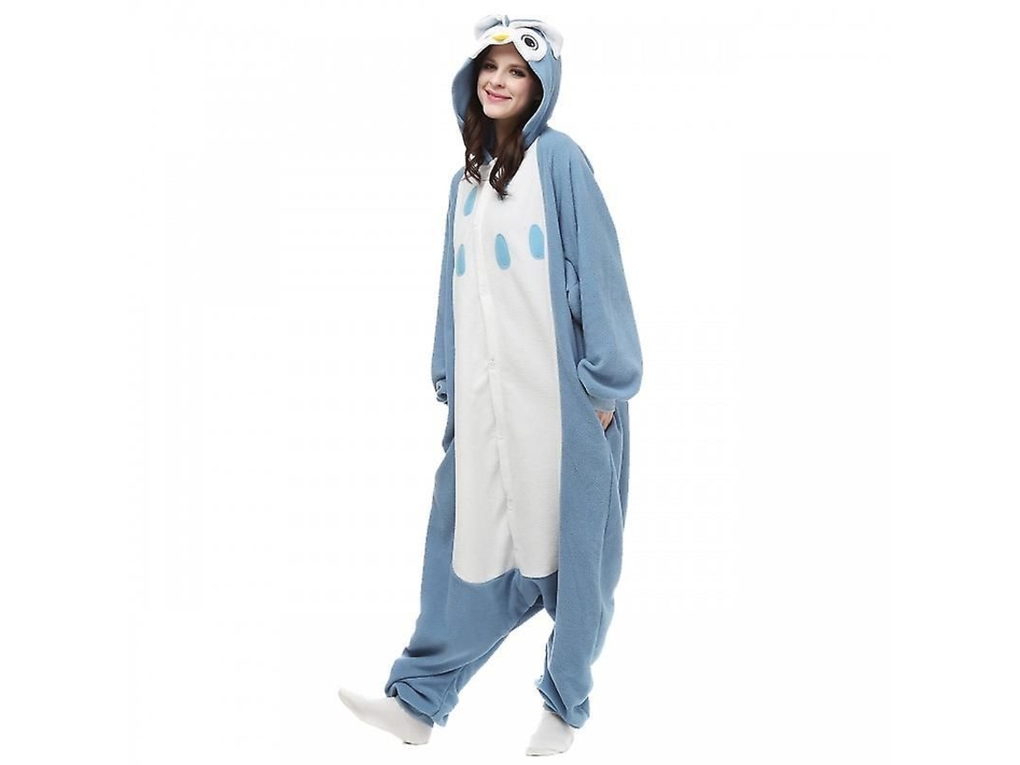 2026-pijama De Buho Traje Animal Monos Suave Franela Disfraz Halloween Cosplay Fiesta Invierno