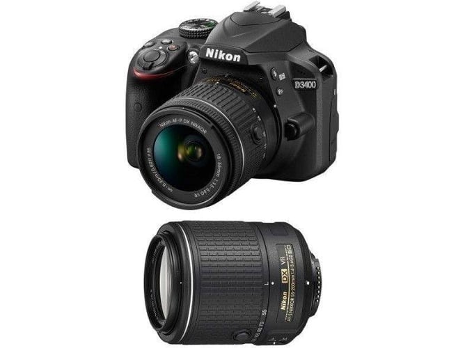 Camara Nikon D5600 Kit lente 18-55 mm Sensor CMOS de 24.2MP. Tienda  fotografica