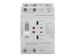 Selector De Conversión Automática Para Interruptor Eléctrico De Generador Din De Doble Fuente De 32 A A Riel