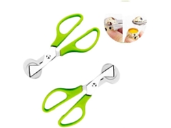 Tijeras para pelar huevos de codorniz, Rosewell, de acero inoxidable (2 unidades)