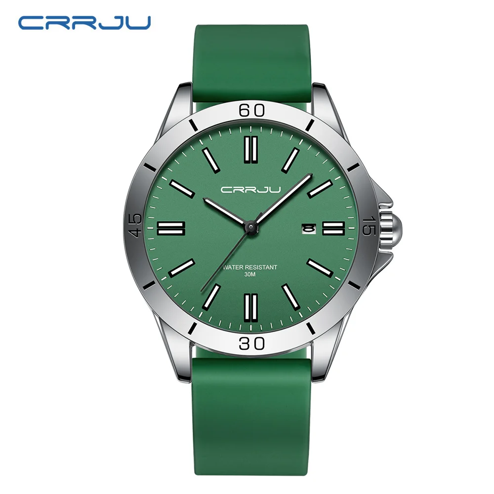 Reloj Militar Con Correa De Silicona Para Hombre, Resistente Al Agua Hasta 30 Atm.