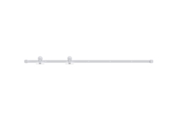 Herrajes para puertas correderas VIDAXL Blanco Acero  (183cm)
