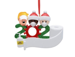 Colgante Decorativo Navideño Personalizado - Familia De Supervivientes Para Árbol De Navidad 2020