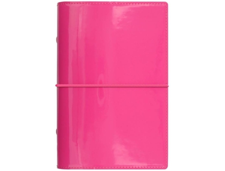 Organizador Personal FILOFAX Domino Patent (Rosa - PVC - 9.5 x 17.1 cm)