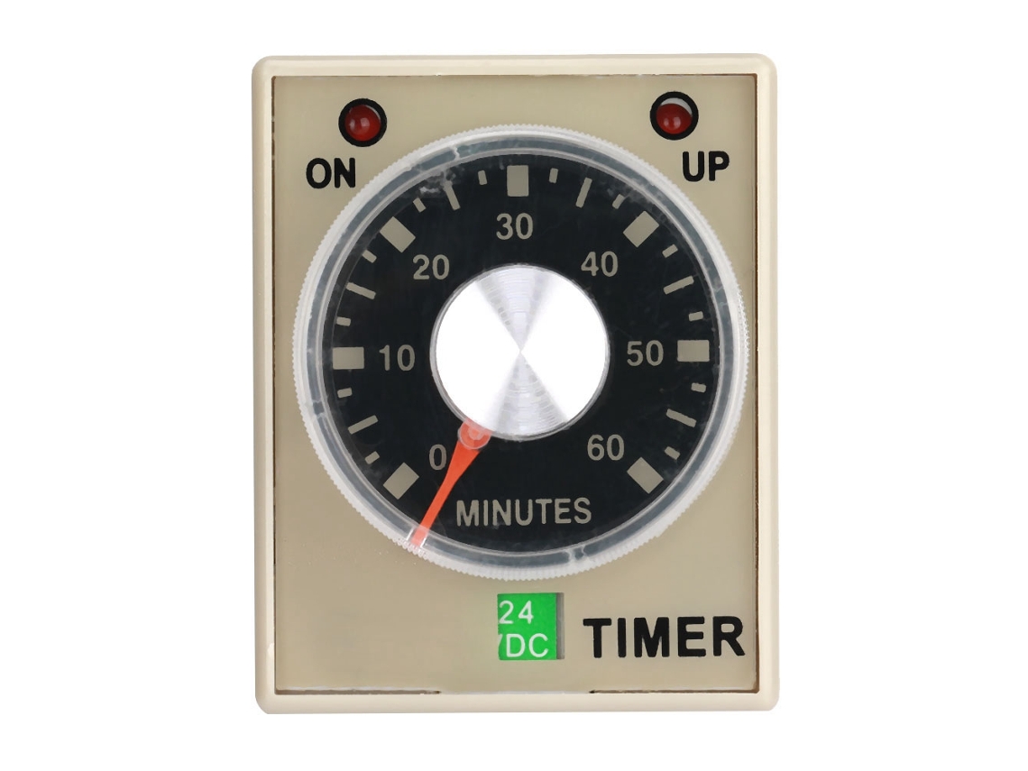Relé De Retardo De Tiempo De 24 V Cc Y 60 Minutos Ah3-3 (60m) De Alta Calidad