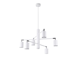 Candelabros Lemmi de acero blanco 125x77x77cm SOLLUX LIGHTING