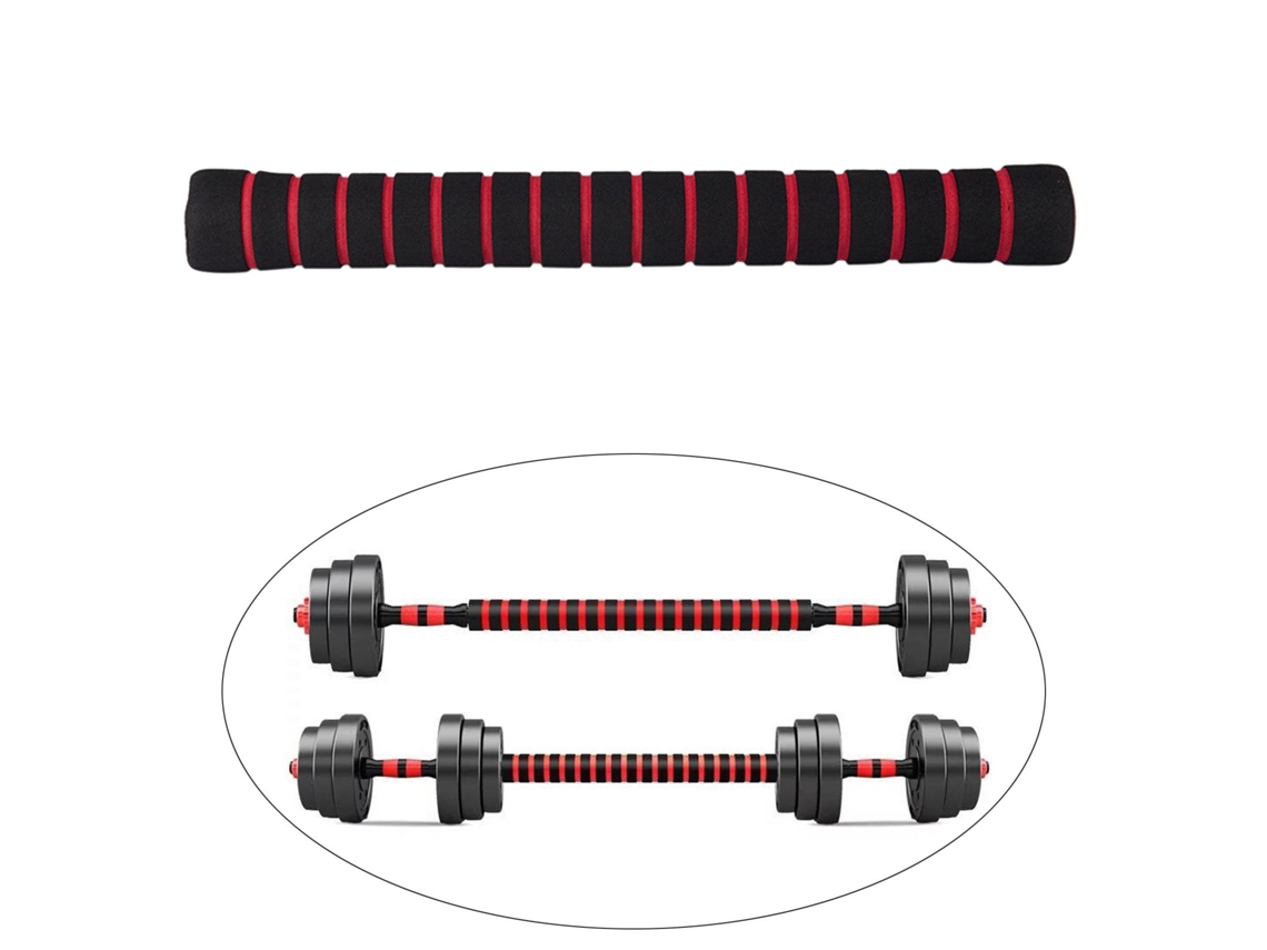 Barra para mancuernas, conector para mancuernas, equipo de conexión para mancuernas, accesorios de levantamiento de pesas para hombres, 2,6 cm. Mdug