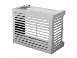 Cubierta De Aire Acondicionado Linear M Aluminio Blanco L86 X P44 X H68 Cm