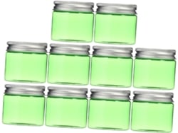 Conjunto De 20 Potes Plásticos Para Armazenamento De Cremes Cosméticos, Recipientes Vazios Com Tampas