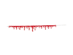 Collar WIDMANN heridas sangrantes de Halloween