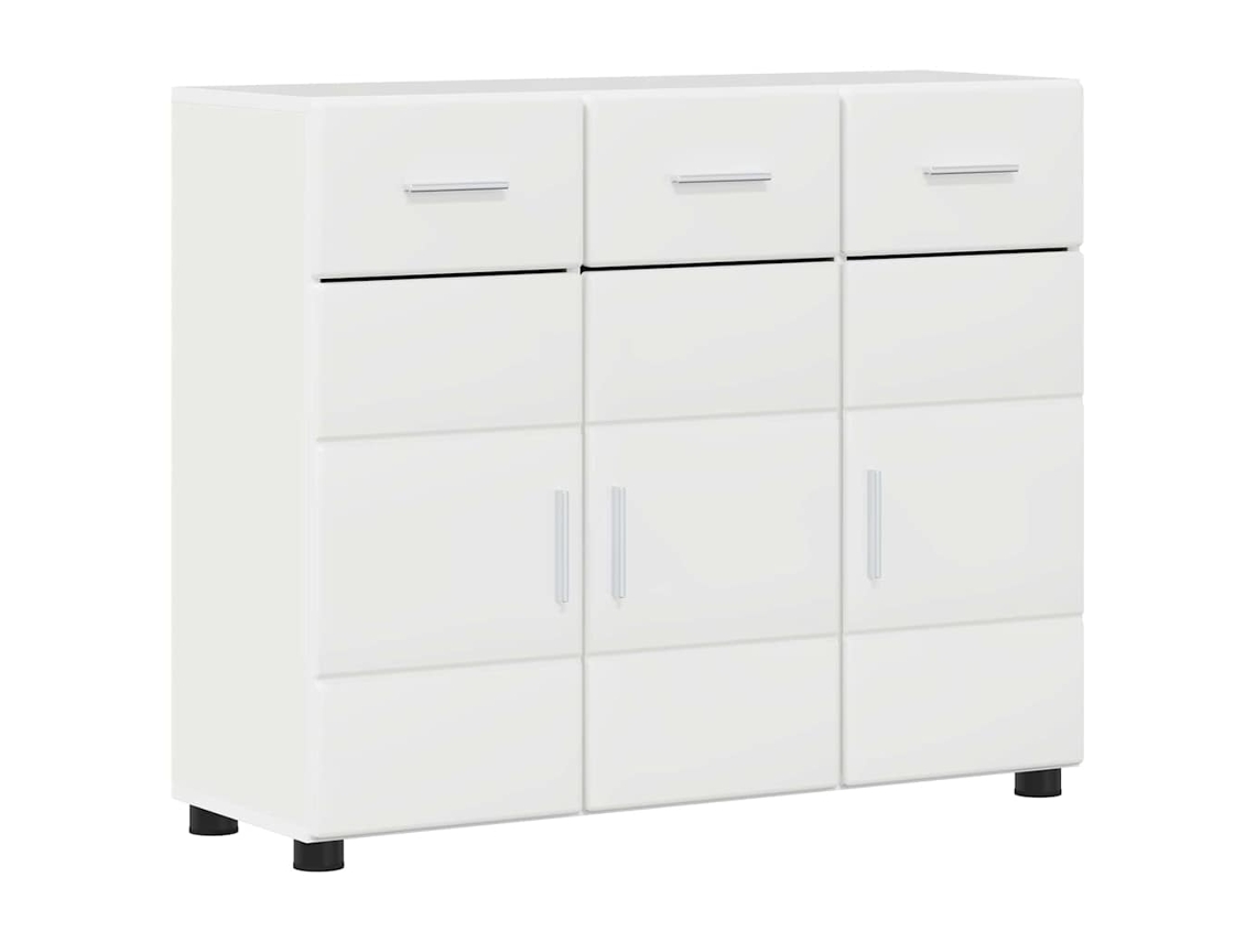 Aparador | Buffet con puerta Florin Blanco brillante 88,5 x 30,5 x 73 cm