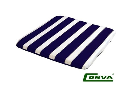 Playa cojin cuadrado (4 und) azul-blanco 38x42x1.5cm 10405