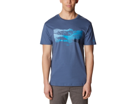 Camiseta COLUMBIA Path Lake II 1934814481 Hombre (S - Azul)