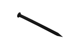 Estacas de fijación para jardín Klasebo de 20 cm, negras, resistentes y duraderas