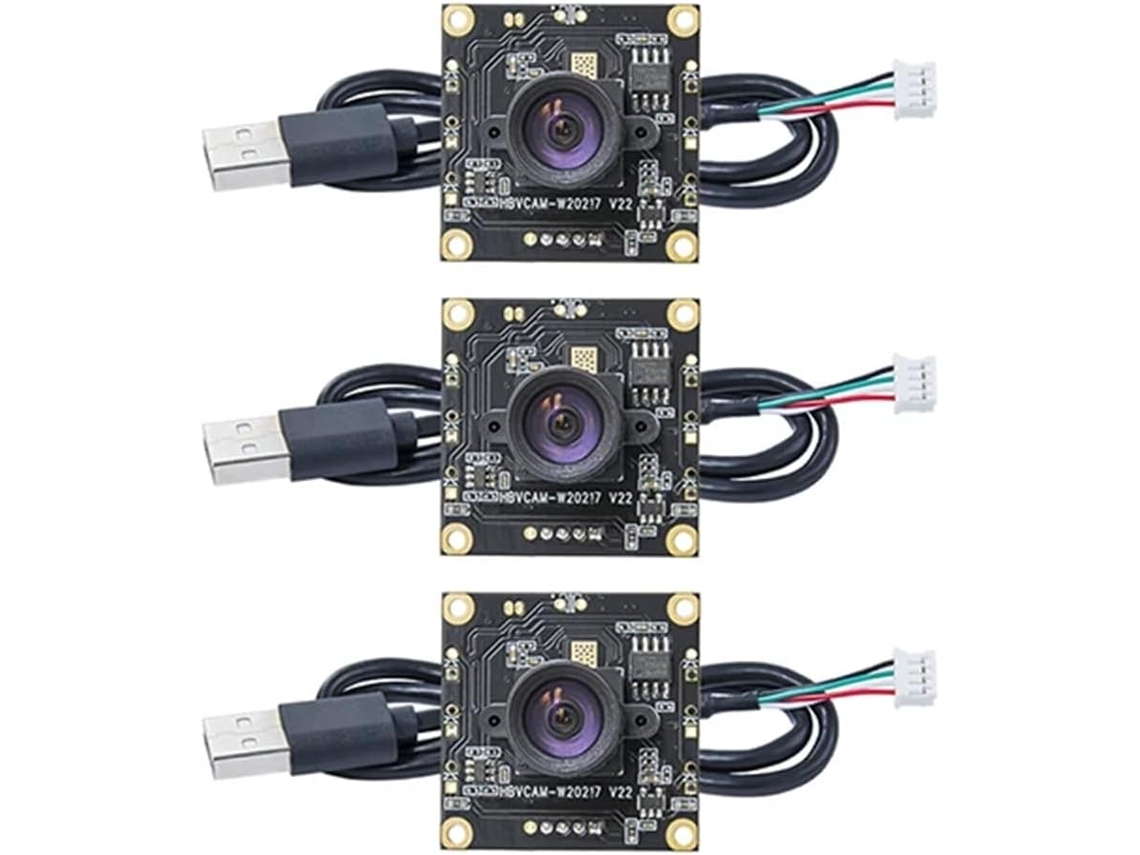 3 unidades del módulo de cámara gran angular Autodarts Io One SFUSHOS OV9732 de 720p y 30 fps