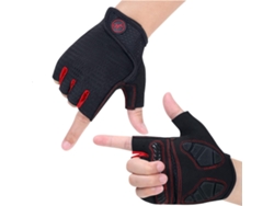 MEOIRUERY Guantes de Fitness, 1 Par de Guantes Transpirables, para Entrenamientos, Gimnasio, Gimnasia, Levantamiento de Pesas, Pull Up Bar