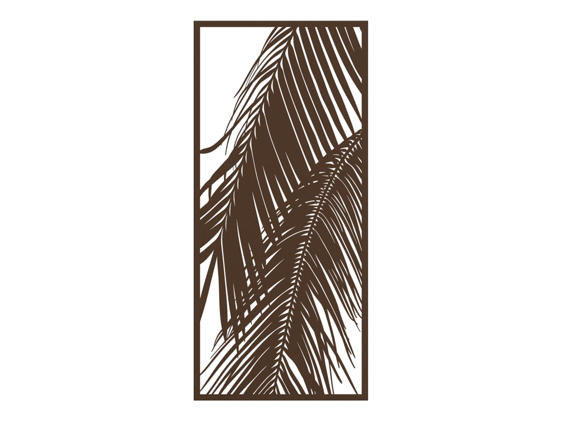 Panel Decorativo Palmera Aluminio Óxido M