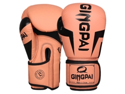 Juego de guantes de boxeo Eifson de 170 g para entrenamiento con saco de boxeo, kickboxing y muay thai (naranja y rosa)