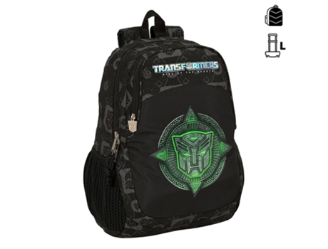 Mochila Transformers Adaptable A Coche 32X44X16 Cm SAFTA