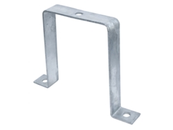 Soporte para poste de patio galvanizado en caliente WOVAR por pieza