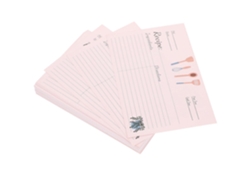Cartões De Receitas Compactos Tikodida Para Cozinha, Pacote Com 50 Folhas, Tamanho Leve, Papel Para Anotações De