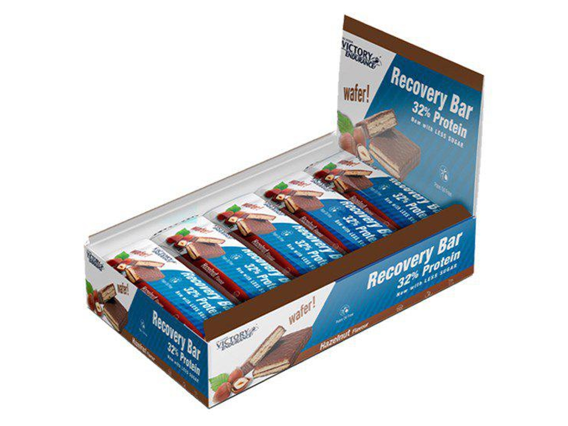Victory Endurance Recovery 50G 12 Unidades Fresa Proteína Barras Caja