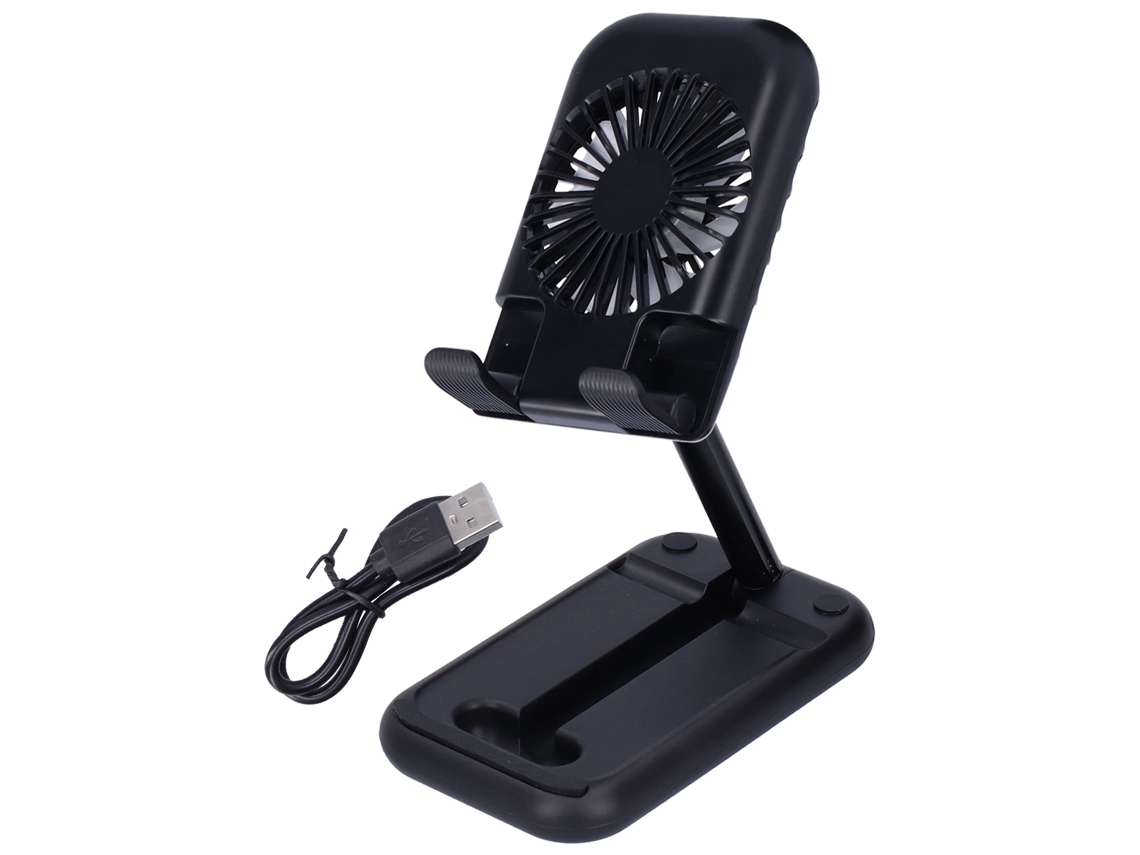 Soporte para tablet con ventilador de refrigeración, plegable y ajustable.